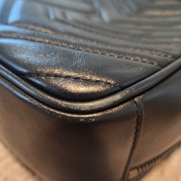 Gucci Black GG Marmont Flap Matelasse - Picture 8 of 11